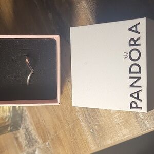 Silver Pandora size 6 ring